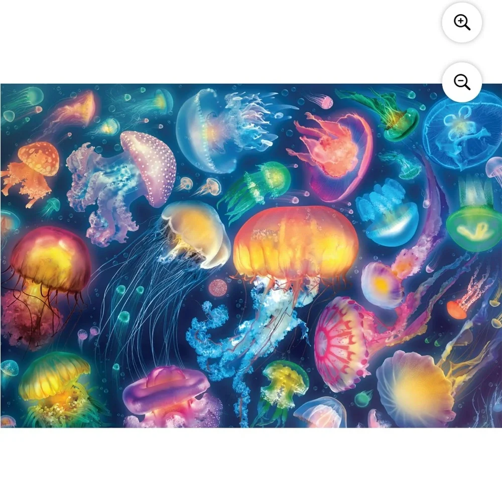 BUFFALO 1500pc colorful jellyfish puzzle